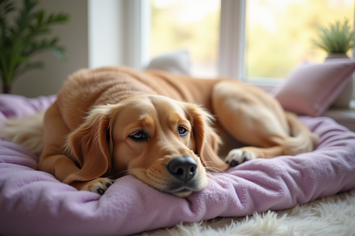 chien stress