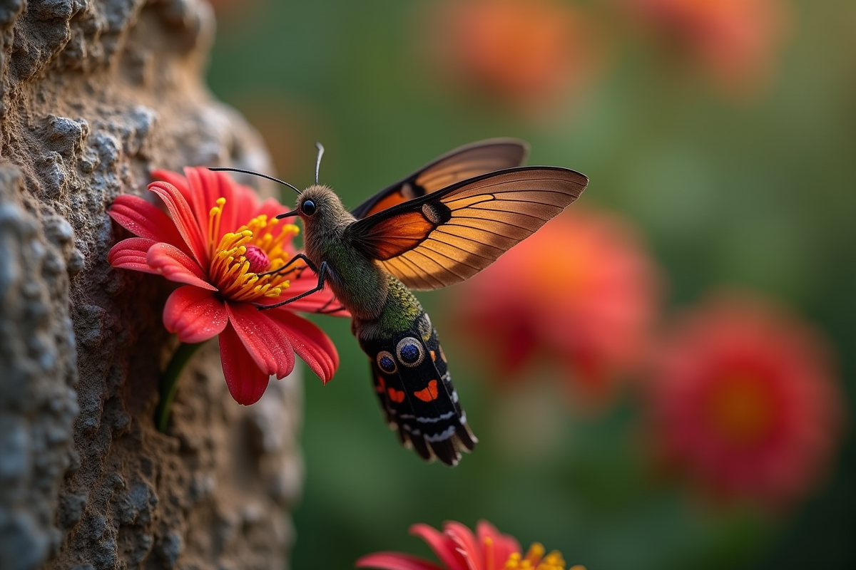colibri insecte